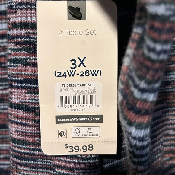 Tetra & Sky NWT 3X dress and cardigan - Picture 7 of 7